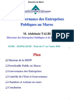 La Gouvernance Des Entreprises Publiques Au Maroc: M. Abdelaziz TALBI