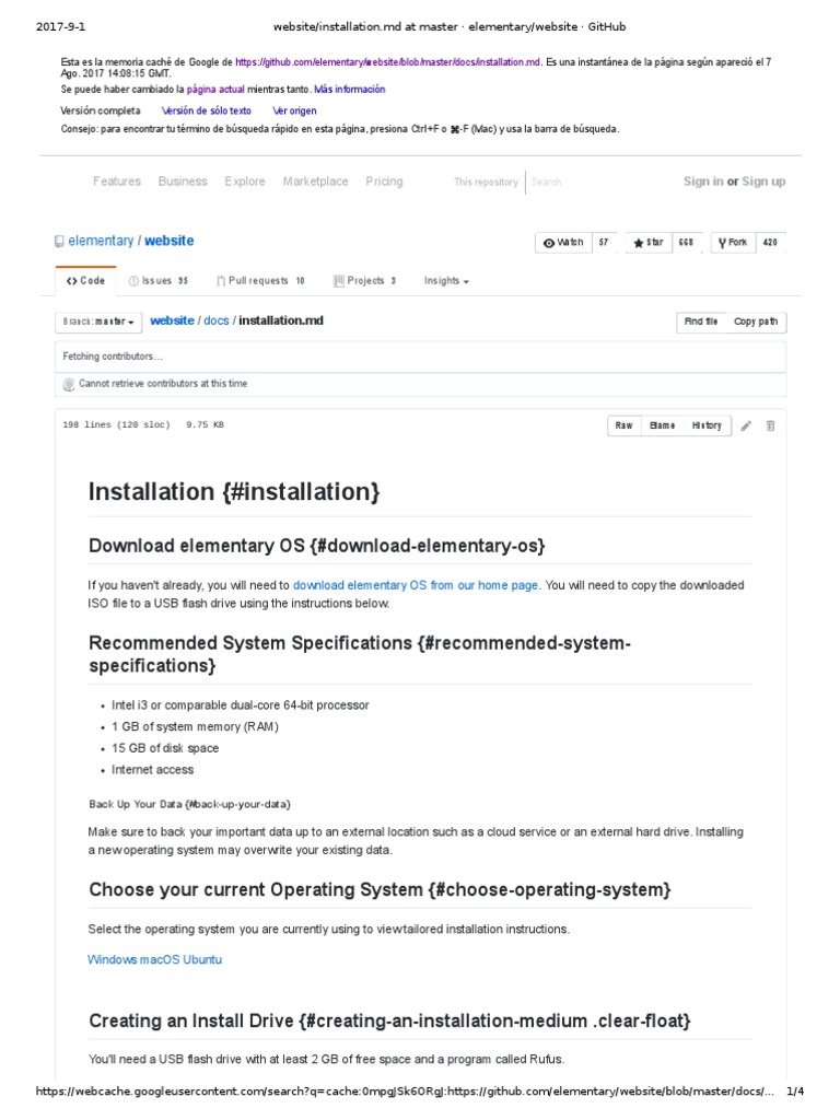 Website Installation | PDF | Booting | Usb Flash Drive