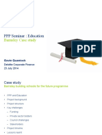 PPP Seminar: Education: Barnsley Case Study