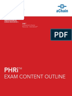 AChain HRCI PHRi Exam Content