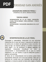 Interpretación de La Ley Penal