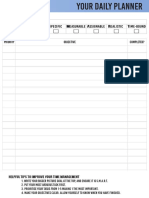 Individual Daily Planner