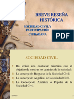 Historia Sociedad Civil y Participacion Ciudadana