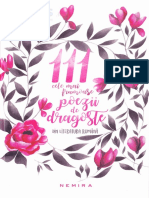 111 Cele Mai Frumoase Poezii de Dragoste Din Literatura Romana