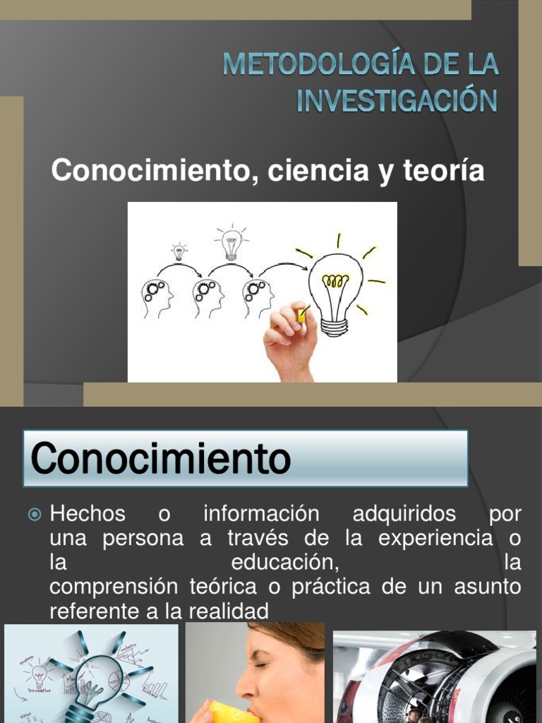 Conocimiento Ciencia y Teoria | PDF | Teoría | Science