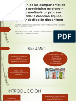 Separación de Los Componentes de La Mezcla Azeotrópica