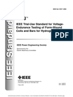 IEEE Trial-Use Standard For Voltage-Endurance Testing of Form-Wound Coils and Bars For Hydrogenerators