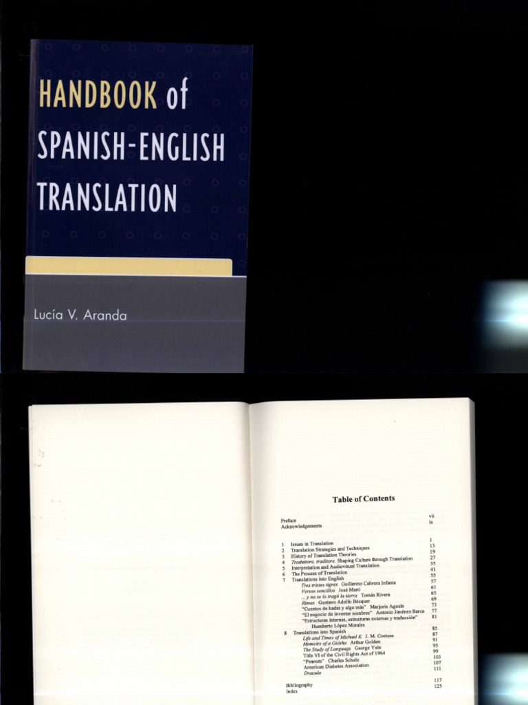 Handbook of SpanishEnglish Translation