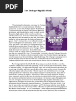 The Tuskegee Syphilis Study