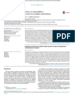 Imputación de Valores Ausentes en Salud Pública: Conceptos Generales y Aplicación en Variables Dicotómicas