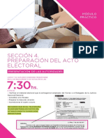 Sección 4 Preparación Del Acto Electoral