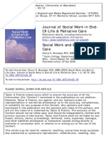 Journal of Social Work in End - Of-Life & Palliative Care Brand Sen 2005