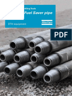 Secoroc Fuel Saver Pipe: DTH Equipment