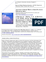 Journal of Social Work in End-Of-Life & Palliative Care Brand Sen 2009
