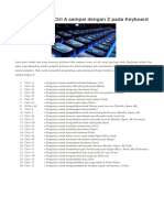 Fungsi Tombol CTRL A Sampai Dengan Z Pada Keyboard