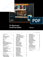 TC Electronic Toneprint Editor Manual English PDF