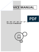 Service Manual: 23" / 26" / 27" / 30" / 32" / 37" / 42" TFT-LCD Tv/Monitor