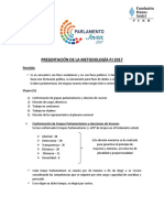 Presentación de La Metodología Parlamentos Departamentales 2017