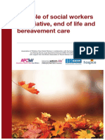 The Role of Social Workers in Palliative, End of Life and Bereavement Care
