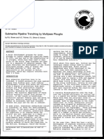 Submarine Pipeline Trenching by Multipass Ploughs: R.J. Brown and Palmer