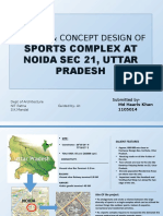 Zoning & Concept Design Of: Sports Complex at Noida Sec 21, Uttar Pradesh