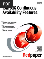 IBM AIX Continuous Availability Features: Paper