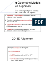 Matching Geometric Models Via Alignment