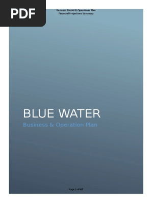 Blue Water Business Plan 
