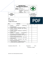 Daftar Tilik Pencegahan Infeksi