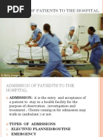 Admission and Discharge