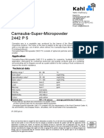 Carnauba-Super-Micropowder 2442 P 5: Application