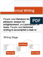 C. Technical Writing