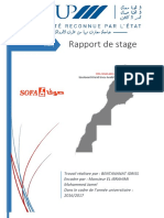 Rapport de Stage Sofa Maroc 2017