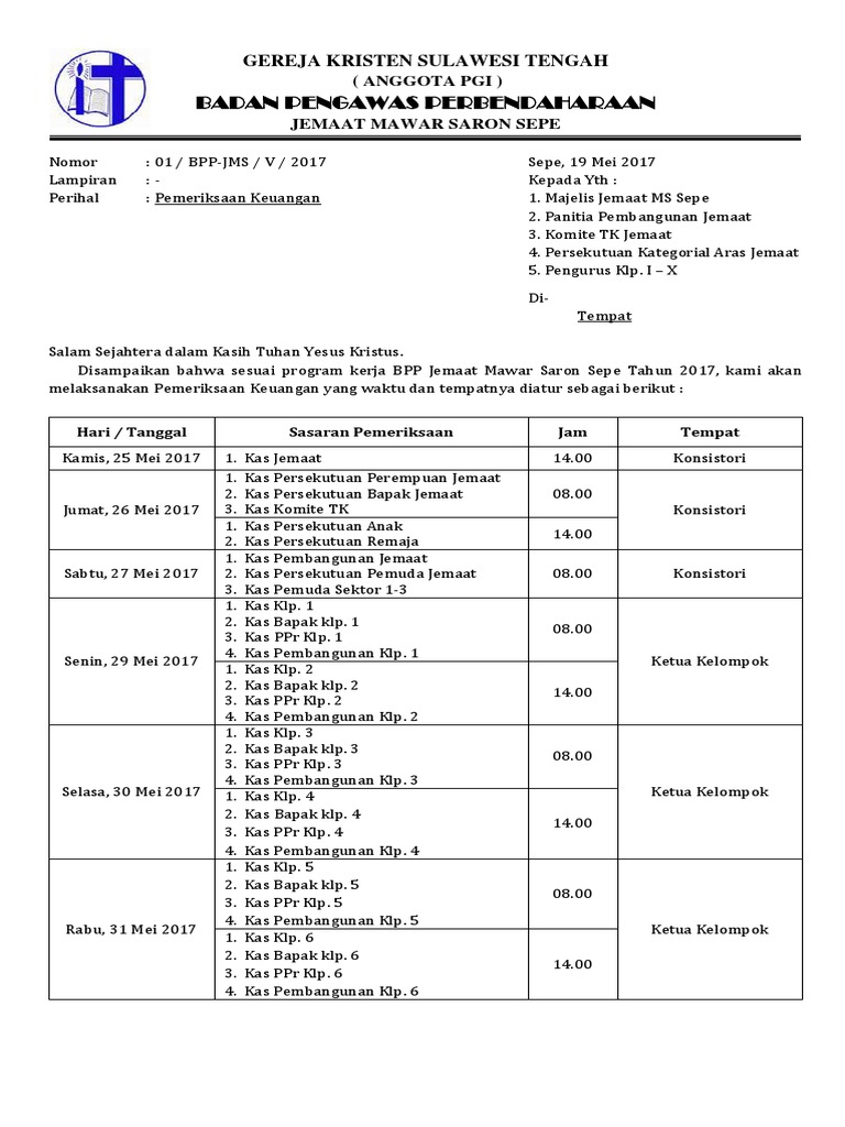 Gereja Kristen Sulawesi Tengah | PDF