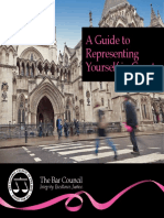 A Guide To Representing Yourself in Court: The Bar Council