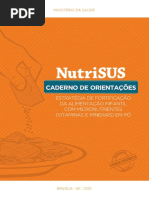 Caderno de Orientações - Nutrisus