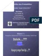 Materi - 1 - Statistik - S1 Gasal 2016 PDF