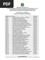 2015 1 PPGER 4 Inscrições Deferidas