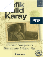 Refik Halid Karay - Gurbet Hikayeleri