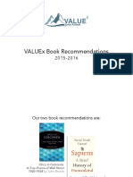 Valuex Book Recommendations