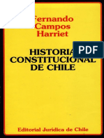CAMPOS HARRIET, Fernando (1997), Historia Constitucional de Chile. Santiago, Editorial Juridica