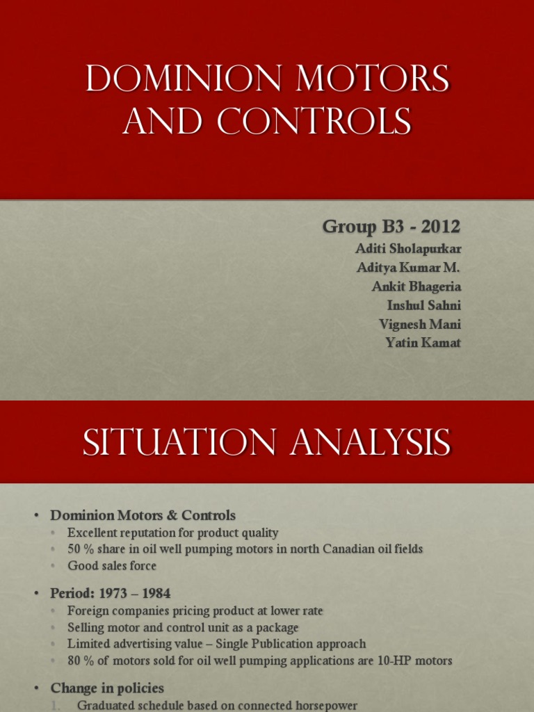 Dominion Motors PDF Horsepower Evaluation