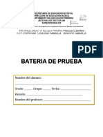 Bateria de Prueba 2