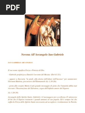 Novena Gabriele