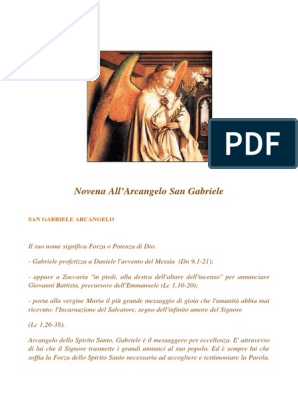 Novena Gabriele