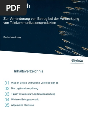 O2 Handbuch Betrugspravention