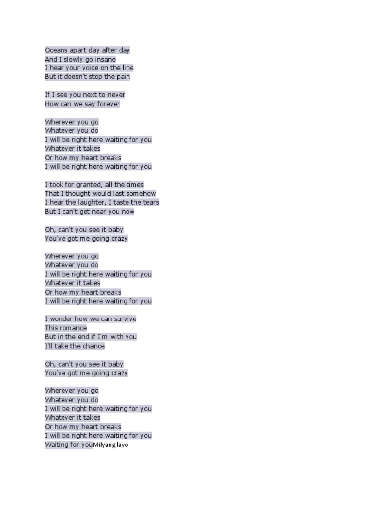 Oceans Apart Day After Day Pdf