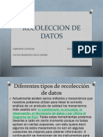 Recoleccion de Datos