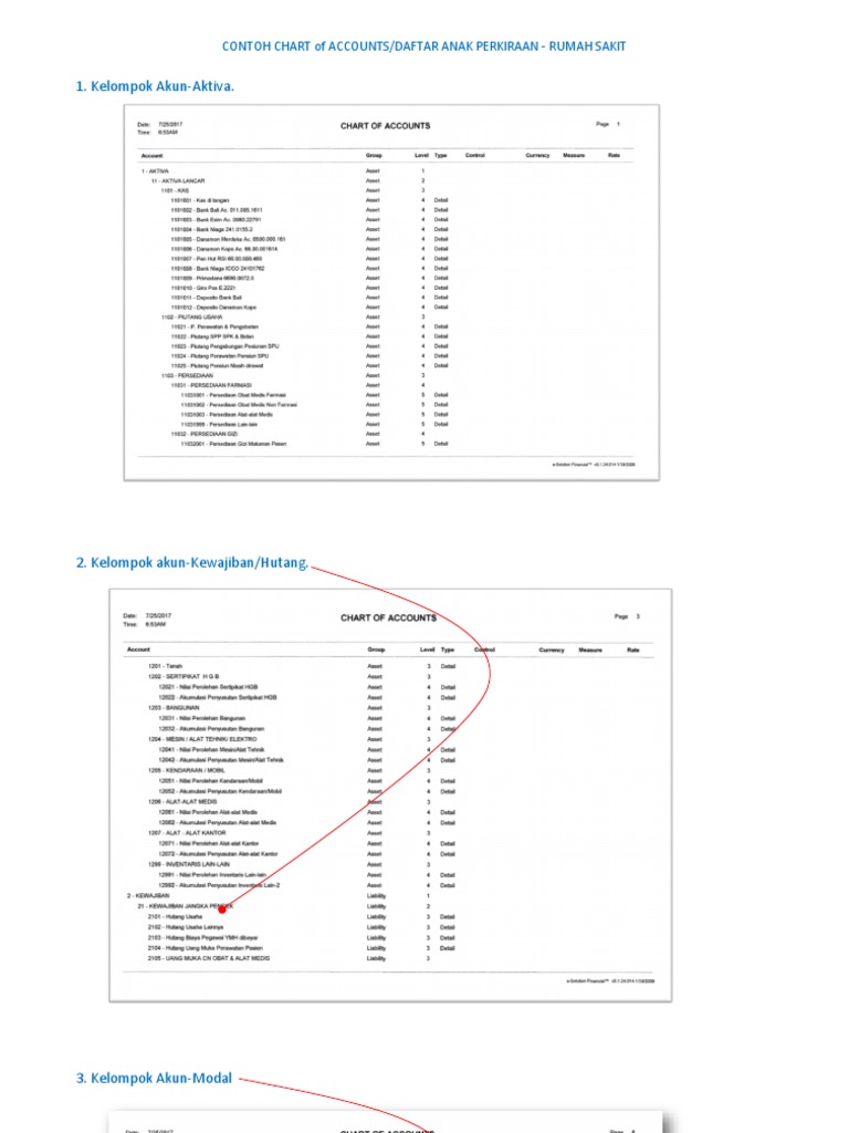 Chart Of Account Rumah Sakit 