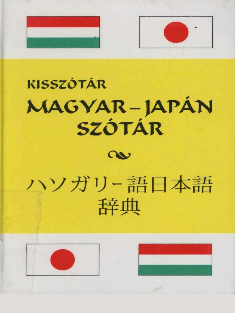 Varga Istvan Magyar Japan Szotar Pdf
